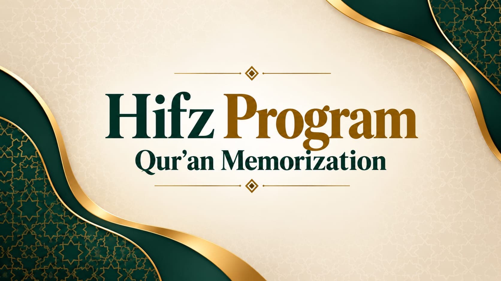 Quran Memorization (Hifz) course