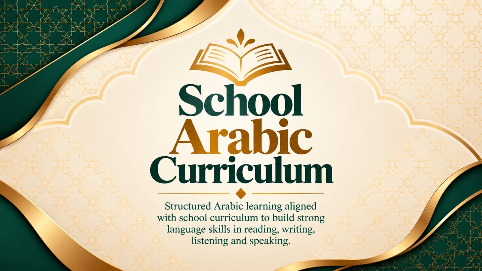 School Arabic Curriculum course